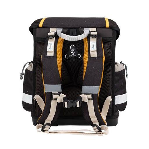 Iskolatáska, fémcsat, BELMIL "Classy Moonless Night", farkas