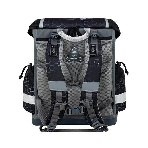 Iskolatáska, fémcsat, BELMIL "Classy Race it", versenyautó