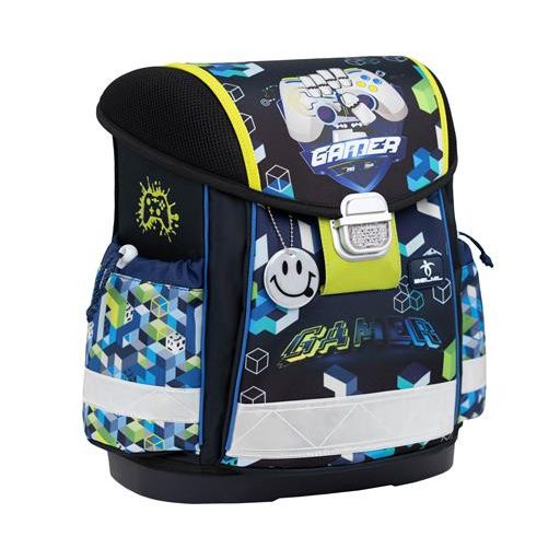 Iskolatáska, fémcsat, BELMIL "Classy Pixel Cube Game", pixel