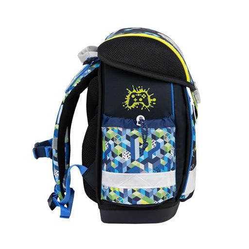 Iskolatáska, fémcsat, BELMIL "Classy Pixel Cube Game", pixel