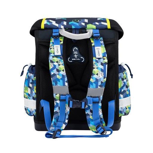 Iskolatáska, fémcsat, BELMIL "Classy Pixel Cube Game", pixel