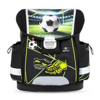   Iskolatáska, fémcsat, BELMIL "Classy Player", foci