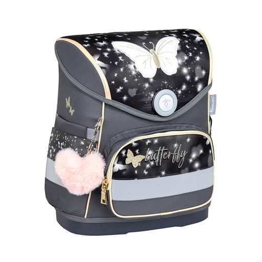 Iskolatáska, mágneszárral, BELMIL "Compact Amazing Butterfly", pillangó