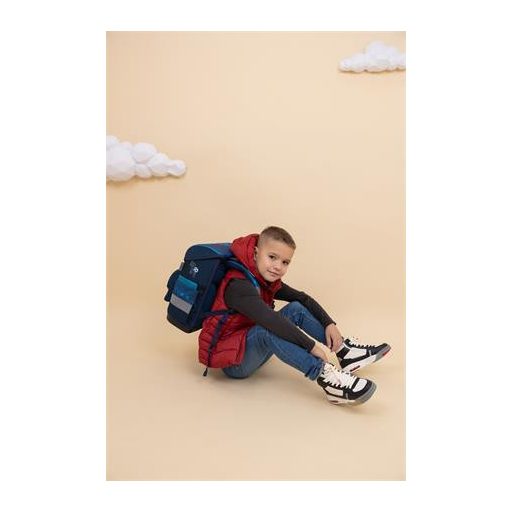 Iskolatáska, mágneszárral, BELMIL "Compact Footballers", foci