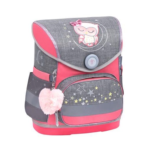 Iskolatáska, mágneszárral, BELMIL "Compact Little Owl", bagoly