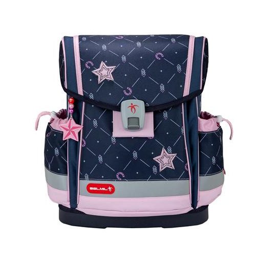 Iskolatáska, mágneszárral, BELMIL "Classy Plus Midnight Gallop", lópatkó
