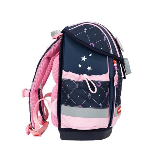 Iskolatáska, mágneszárral, BELMIL "Classy Plus Midnight Gallop", lópatkó