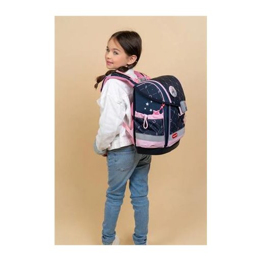 Iskolatáska, mágneszárral, BELMIL "Classy Plus Midnight Gallop", lópatkó