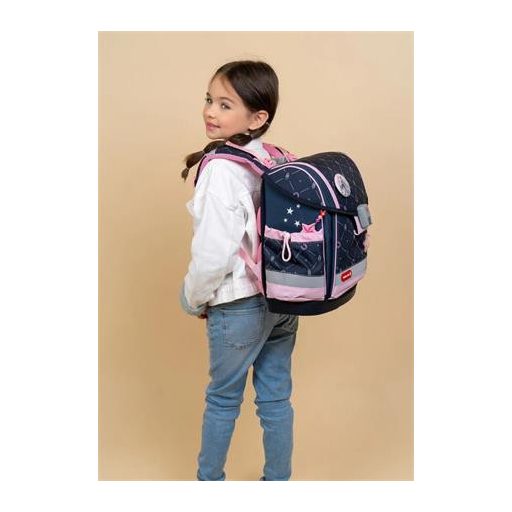 Iskolatáska, mágneszárral, BELMIL "Classy Plus Midnight Gallop", lópatkó