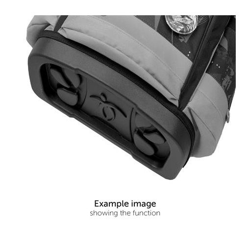 Iskolatáska, mágneszárral, BELMIL "Classy Plus Wolves Sand", farkas