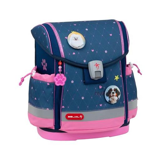 Iskolatáska, mágneszárral BELMIL "Classy Plus Hearts", szivecske