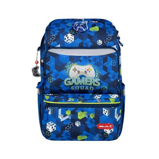 Iskolatáska, cipzáras, BELMIL "Zippy Gamer Squad", gamer