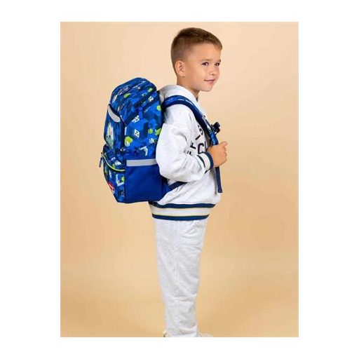 Iskolatáska, cipzáras, BELMIL "Zippy Gamer Squad", gamer