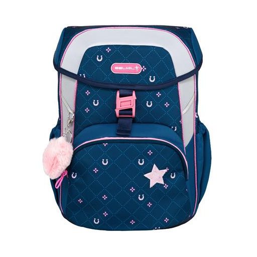 Iskolatáska, csatos, BELMIL "Maxi Meet your Horses", lópatkó