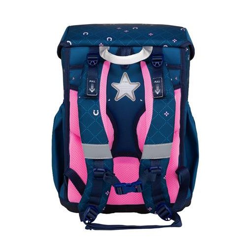 Iskolatáska, csatos, BELMIL "Maxi Meet your Horses", lópatkó