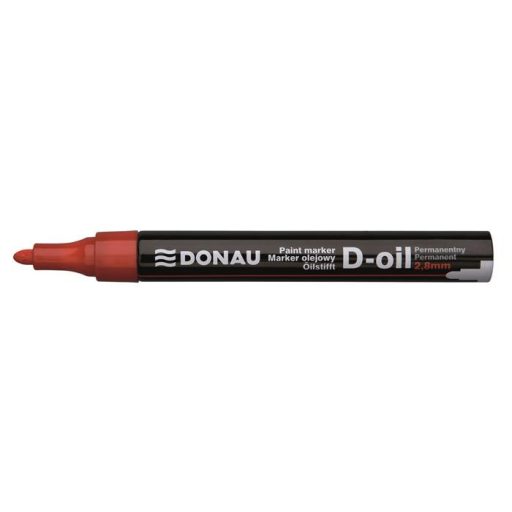 Lakkmarker, 2,8 mm, M, DONAU "D-oil", piros
