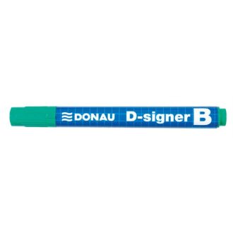   Táblamarker, 2-4 mm, kúpos, DONAU "D-signer B", zöld