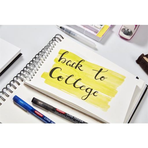 Tűfilc szett, 0,05/0,1/0,2/ 0,3/0,5/0,8 mm, DERWENT "Line Marker", fekete