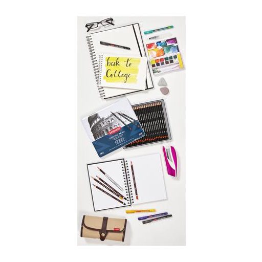 Tűfilc szett, 0,05/0,1/0,2/ 0,3/0,5/0,8 mm, DERWENT "Line Marker", fekete