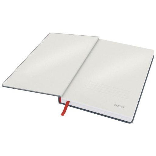 Beíró, A5, kockás, 80 lap, keményfedeles, LEITZ "Cosy Soft Touch", bársonyszürke