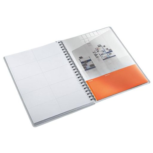 Spirálfüzet, A5, kockás, 80 lap, LEITZ "Executive"