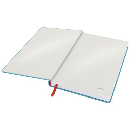 Beíró, A5, vonalas, 80 lap, keményfedeles, LEITZ "Cosy Soft Touch", nyugodtkék