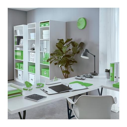 Spirálfüzet, A4, kockás, 80 lap, LEITZ "Wow", zöld