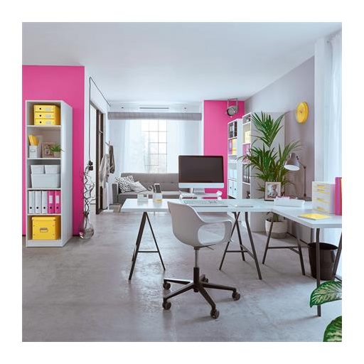 Spirálfüzet, A5, vonalas, 80 lap, LEITZ "Wow", rózsaszín