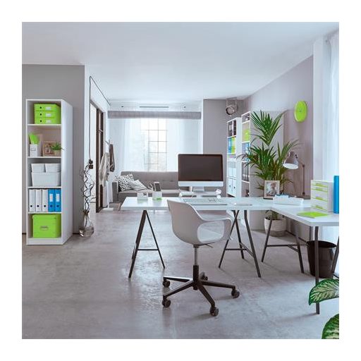 Spirálfüzet, A5, vonalas, 80 lap, LEITZ "Wow", kék