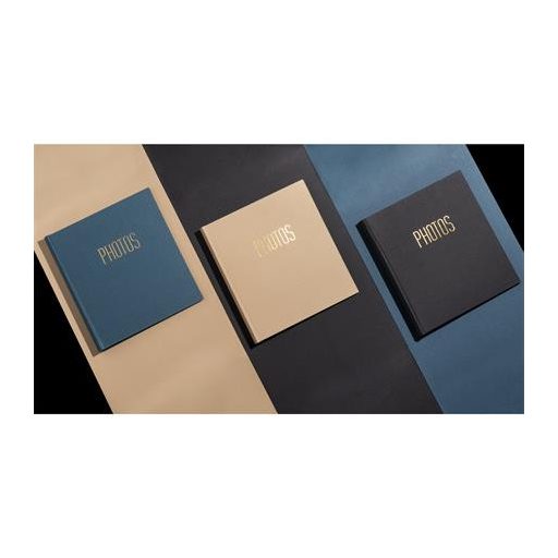 Fotóalbum, 29x32 cm, 30 lap, EXACOMPTA "Office By Me", fekete