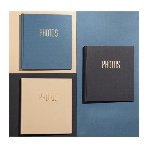 Fotóalbum, 29x32 cm, 30 lap, EXACOMPTA "Office By Me", fekete