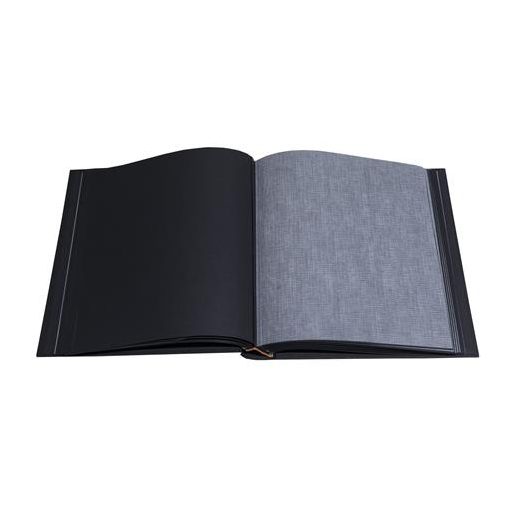 Fotóalbum, 29x32 cm, 30 lap, EXACOMPTA "Office By Me", fekete