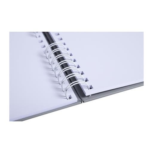 Fotóalbum, spirál, 32x22 cm, 25 lap, EXACOMPTA "AutentiK", kékesszürke