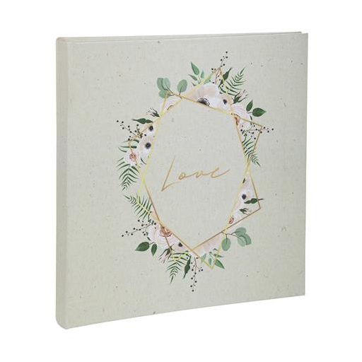 Fotóalbum, csavarozott gerincű, 29x32 cm, 30 lap, EXACOMPTA "CHAMPETRE", fehér