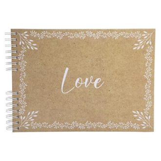   Fotóalbum, spirál, 32x22 cm, 25 lap, EXACOMPTA "KRAFT", mintás