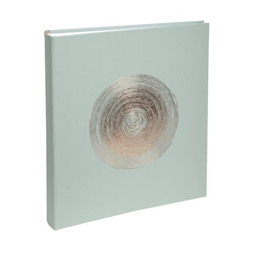 Fotóalbum, 29x32 cm, 30 lap, EXACOMPTA "Ellipse", szürkészöld