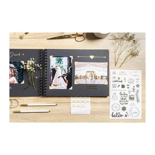 Kreatív scrapbook készlet, EXACOMPTA "Kraft"