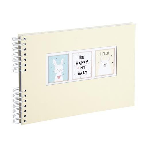 Kreatív scrapbook készlet, EXACOMPTA, pasztell sárga