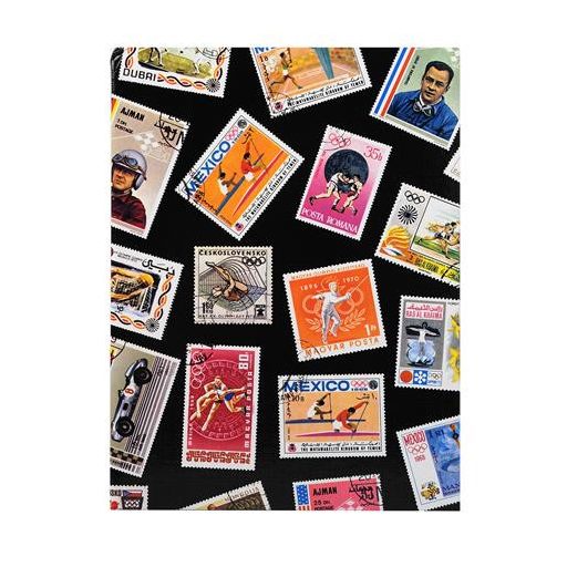 Album, bélyeggyűjtő, 22,5x30,5 cm, 8 lap, EXACOMPTA "Sport"