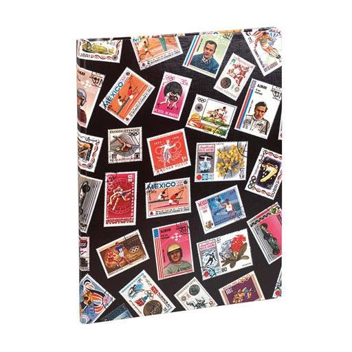 Album, bélyeggyűjtő, 22,5x30,5 cm, 8 lap, EXACOMPTA "Sport"