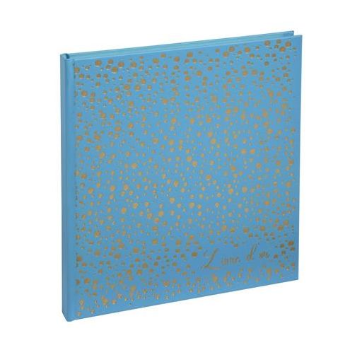 Vendégkönyv, 21x19 cm, 70 lap, EXACOMPTA, türkíz