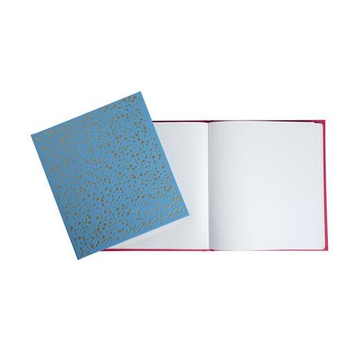 Vendégkönyv, 21x19 cm, 70 lap, EXACOMPTA, türkíz