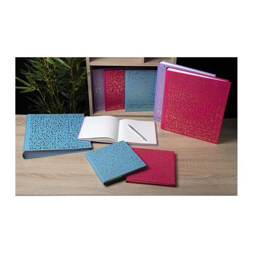 Vendégkönyv, 21x19 cm, 70 lap, EXACOMPTA, türkíz