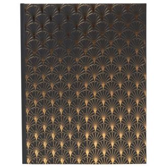   Vendégkönyv, 27x22 cm, 50 lap, EXACOMPTA "Neo Deco", fekete