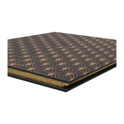 Vendégkönyv, 27x22 cm, 50 lap, EXACOMPTA "Neo Deco", fekete