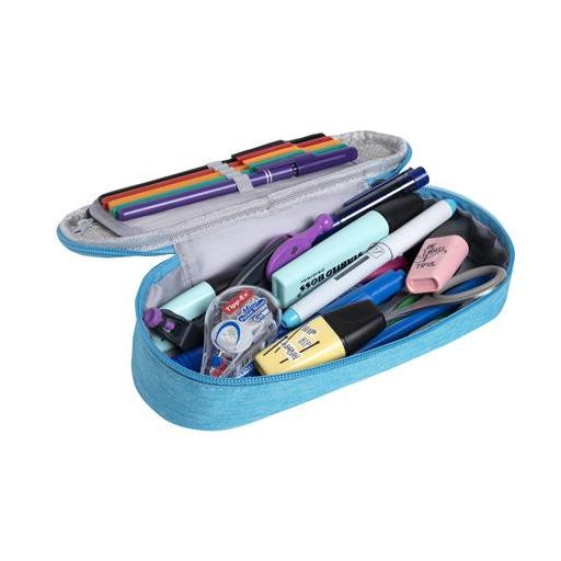 Tolltartó, cipzáras, EXACOMPTA "Plumier", vegyes színek