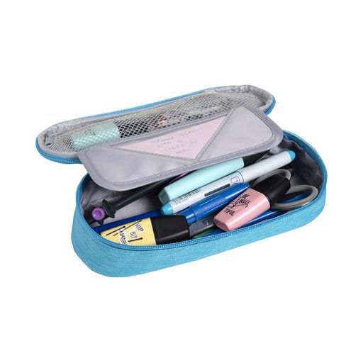 Tolltartó, cipzáras, EXACOMPTA "Plumier", vegyes színek