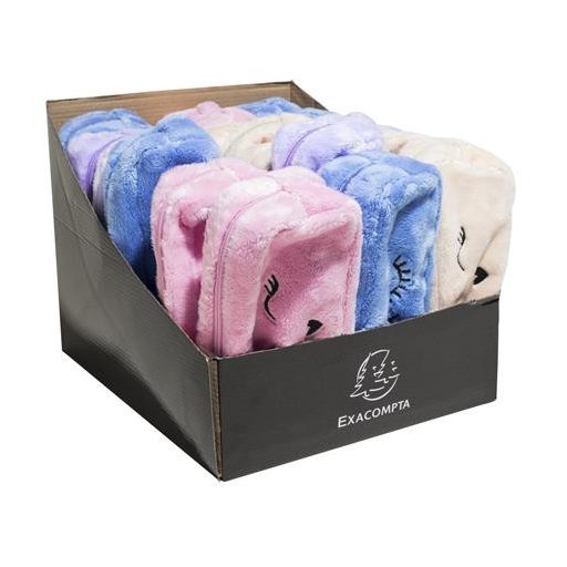 Tolltartó, cipzáras, EXACOMPTA "Fur", vegyes színek