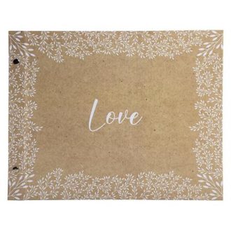   Fotóalbum, csavarozott gerincű, 37x29 cm, 20 lap, EXACOMPTA "Kraft"