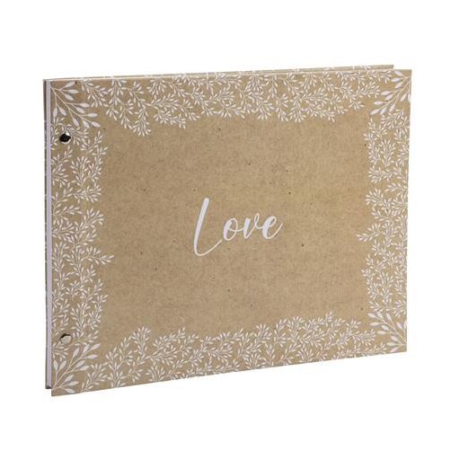 Fotóalbum, csavarozott gerincű, 37x29 cm, 20 lap, EXACOMPTA "Kraft"